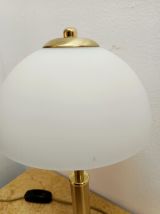 Lampe de bureau dorée style art déco 