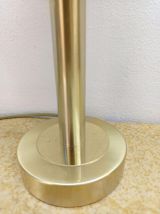 Lampe de bureau dorée style art déco 