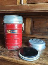 Ancien thermos en tôle INVAR (années 50/60)