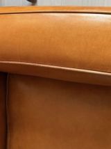 Canapé fabriqué sur mesure 3 pl. en mouton de basane 