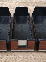 Boite de rangement pour cassettes audio (années 70/80)