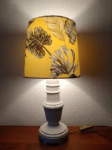 Lampe marbre et abat-jour sur mesure 