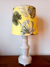 Lampe marbre et abat-jour sur mesure 