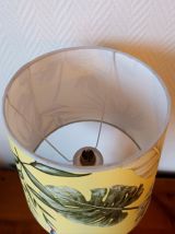 Lampe marbre et abat-jour sur mesure 