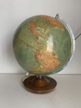 Globe terrestre vintage 1978 de Räth Leipzig ex-RDA - 43 cm