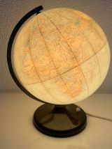 Globe vintage 1960 terrestre lampe Süd-west verlag Munchen  