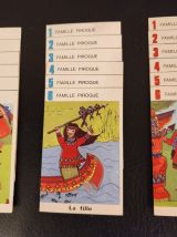 Jeu de 7 familles rétro "Les Indiens" | Rare | Années 70