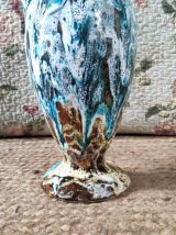 Grand vase/pichet en céramique émaillée Vallauris (années 60