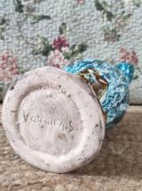 Grand vase/pichet en céramique émaillée Vallauris (années 60