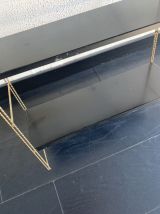 Etagère vintage 1960 String murale noir doré - 60 x 48 cm