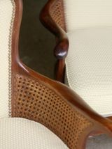 Paire de fauteuils en acajou. Travail anglais des 60s