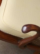 Paire de fauteuils en acajou. Travail anglais des 60s