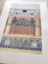 Illustration art nouveau céramique par René Binet 1902