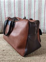 Sac de voyage  vintage YKK en simili cuir