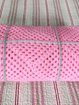 Couvre lit en laine crochetée (fait main) 240 x 180 cm