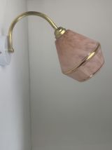 PAIRE D’APPLIQUE VERRE DE CLICHY VINTAGE