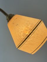 PAIRE D’APPLIQUE VERRE DE CLICHY VINTAGE