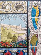 Illustration art nouveau Vitrail par René Binet 1902