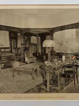 Cadres planches d'illustration art nouveau 1910 