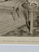 Cadres planches d'illustration art nouveau 1910 