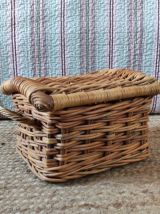 Panière en bois tressé (2 anses)