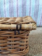 Panière en bois tressé (2 anses)