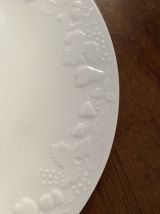 Plat à gâteaux porcelaine de Limoges Ph Deshoulieres.