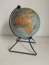 Globe vintage 1960 terrestre verre mappemonde Perrina - 24 c