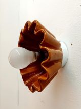 Applique moule à gâteaux ancien en poterie 