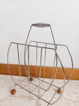 Porte-revues ou vinyles spoutnik space age 1970 