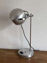 Lampe Eye ball. 1970. Inox brossé.