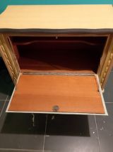 meuble bois relooké style vintage