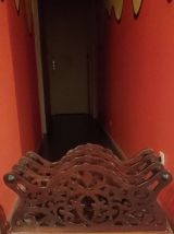 ancien porte revues vintage en bois