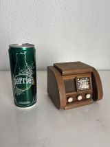 Distributeur cigarettes vintage 1950 radio TSF bois Bakélite
