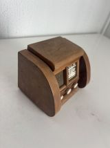 Distributeur cigarettes vintage 1950 radio TSF bois Bakélite