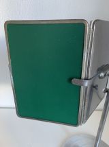 Miroir vintage 1940 triptyque barbier pied biseauté - 40 x 3