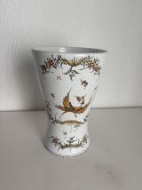 Vase vintage 1970 en faïence de Moustiers céramique - 26 cm