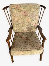 Page 1 of 11 Rare ensemble fauteuils et banquette éventail