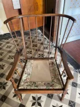 Page 1 of 11 Rare ensemble fauteuils et banquette éventail