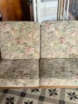 Page 1 of 11 Rare ensemble fauteuils et banquette éventail