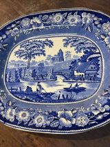 Plat en Porcelaine Anglaise
