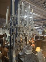 Grande Applique 12 feux métal et cristal