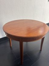 Table basse vintage 1950 Hainke Allemagne guéridon ronde boi