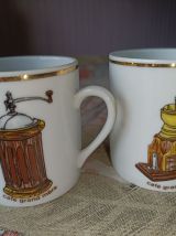 Tasses porcelaine modèle Chauvigny 