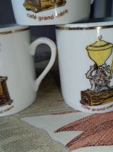 Tasses porcelaine modèle Chauvigny 