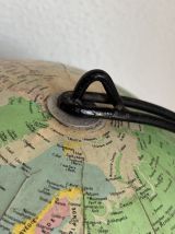 Globe vintage 1960 terrestre mappemonde Girard Barrère  - 33