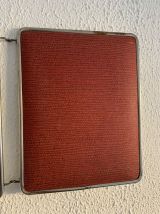 Miroir vintage 1950 triptyque barbier coiffeuse brique - 27 