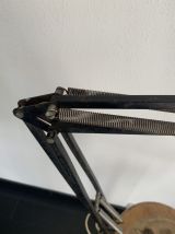 Lampe vintage 1960 d'architecte Luxo L1 noire design mid-cen