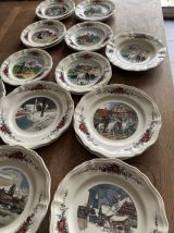Vaisselle - Lot de 23 Assiettes Obernai Made In France