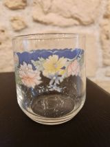 Lot de 9 verres Arcopal Florine – fleuris et rétro